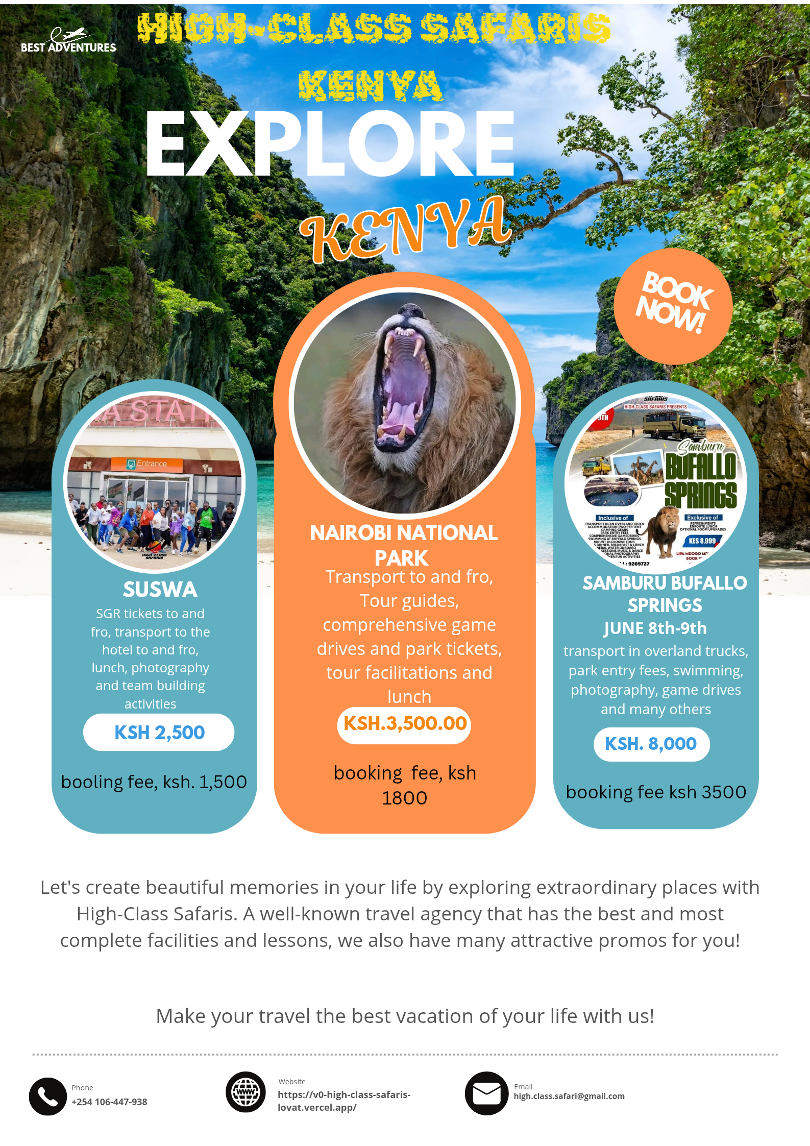 Upcoming Safari Trips